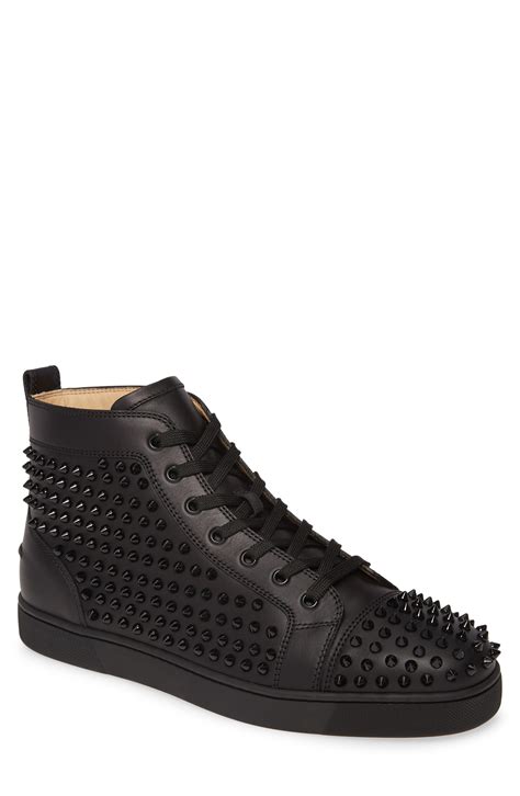 louis vuitton high tops replica|christian louboutin spiked sneakers.